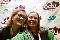 Sasha Thackaberry & Cali Morrison selfie at SXSWedu