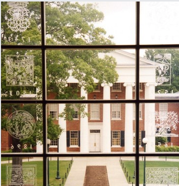 A photo of a large academic building