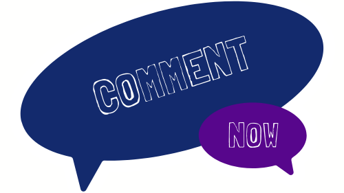 Two textboxes reading "comment" and "now"