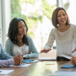 group of individuals around a table